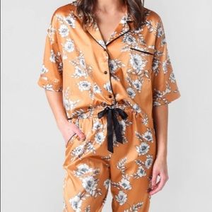 Jolie Floral Satin Set